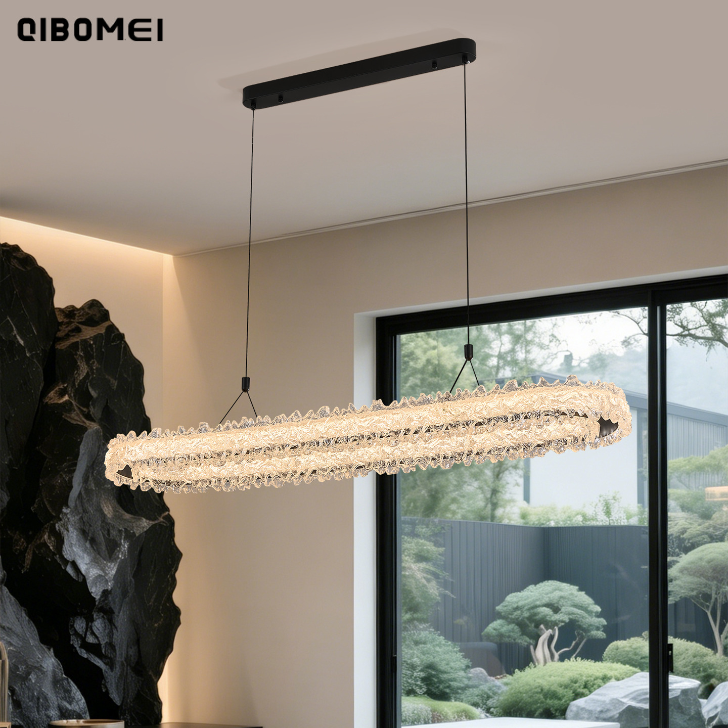 Home Bar Word - مصابيح معلقة بسيطة بتقنية LED للمطاعم،