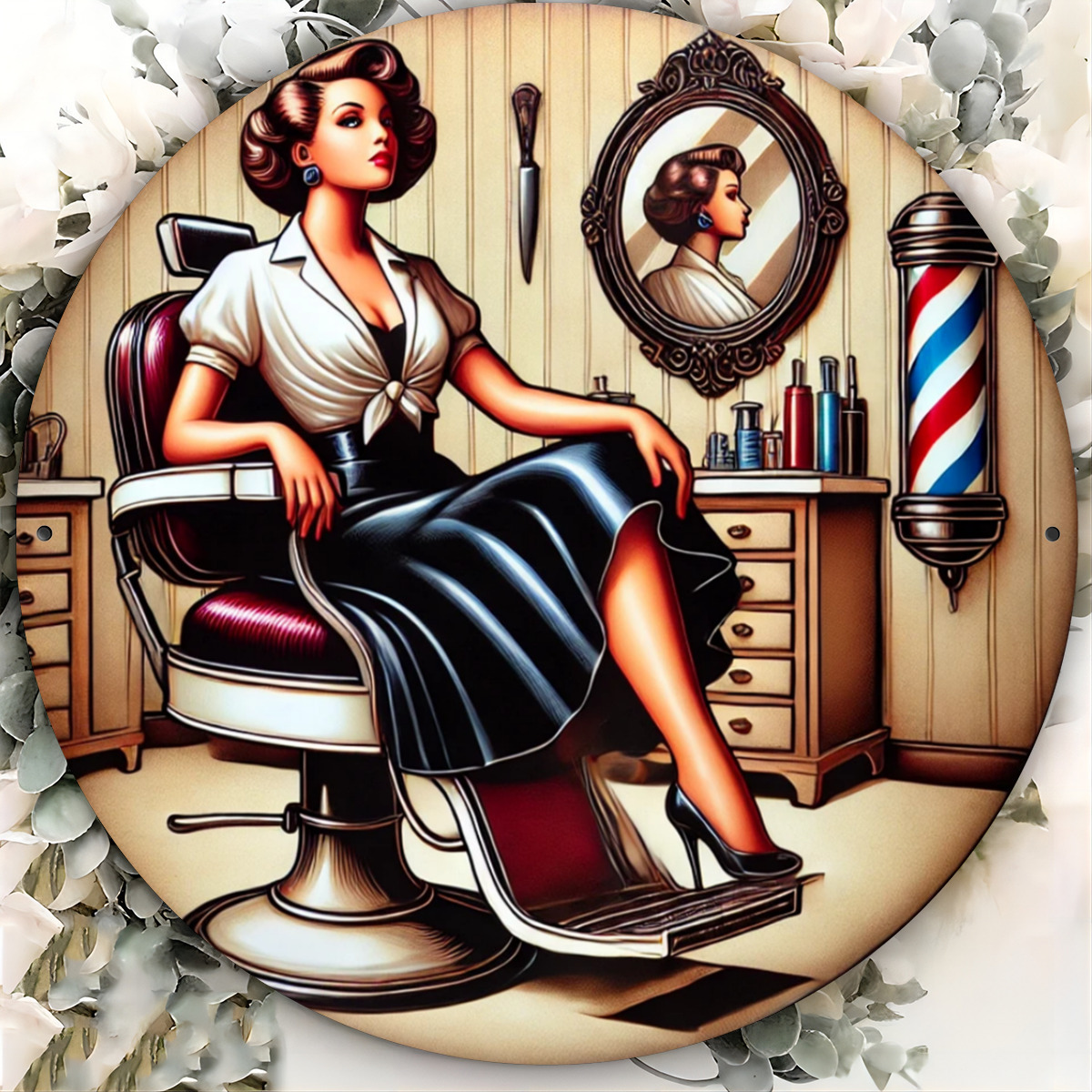 قطعة واحدة من لافتة معدنية لصا - مراجعة Home Barbershop وسعره