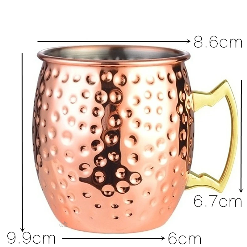 4 قطع أكواب موسكو ميول بسعة 55 - مراجعة Mule Copper Mug وسعره