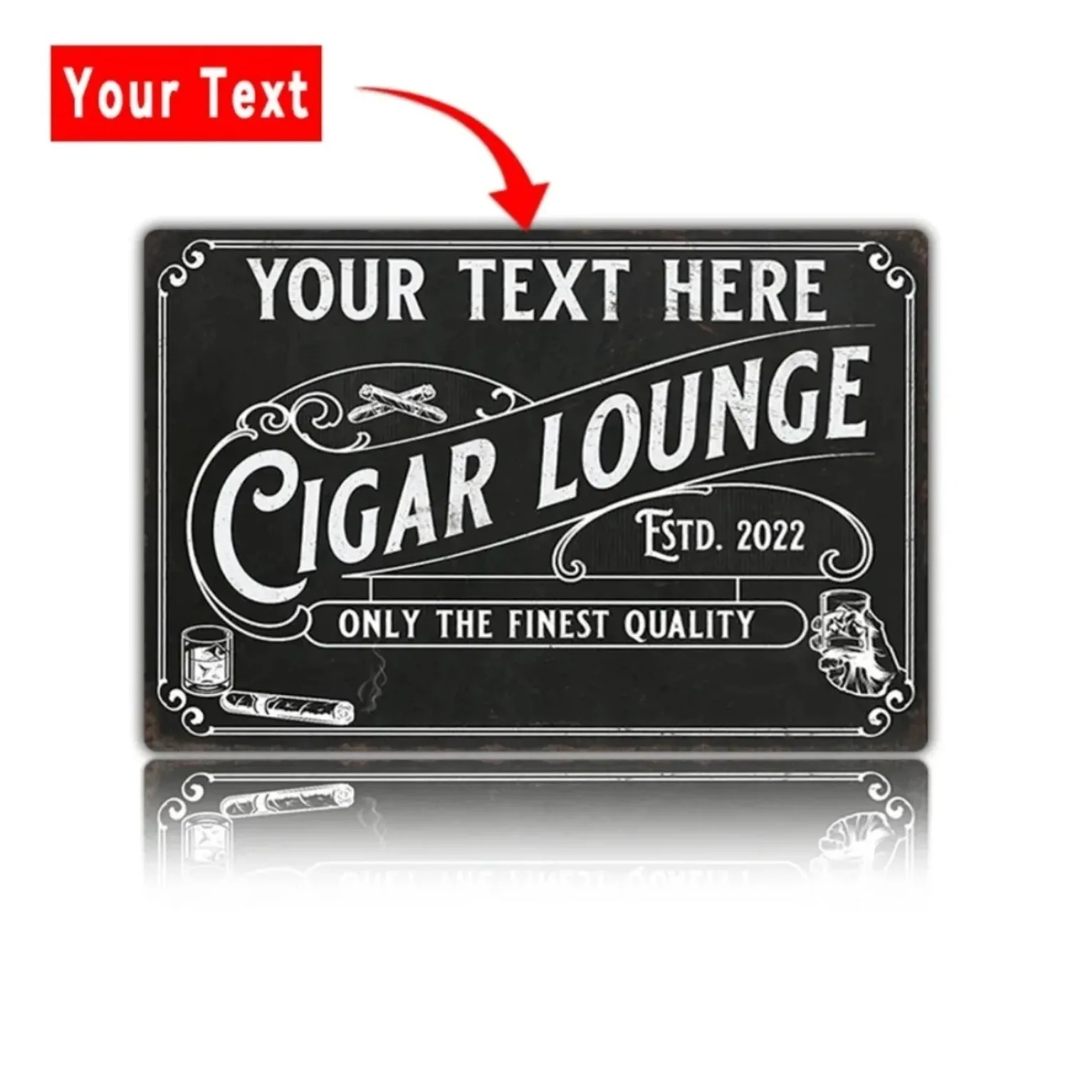 CIFbuy لوحة ألومنيوم مخصصة للس - مراجعة Home Bar Lounge وسعره