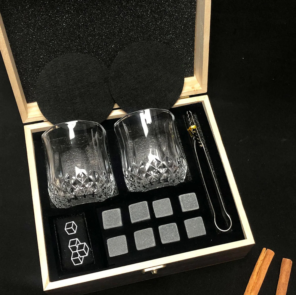 مجموعة هدايا أحجار الويسكي، 8  - مراجعة Highball Glass Set وسعره