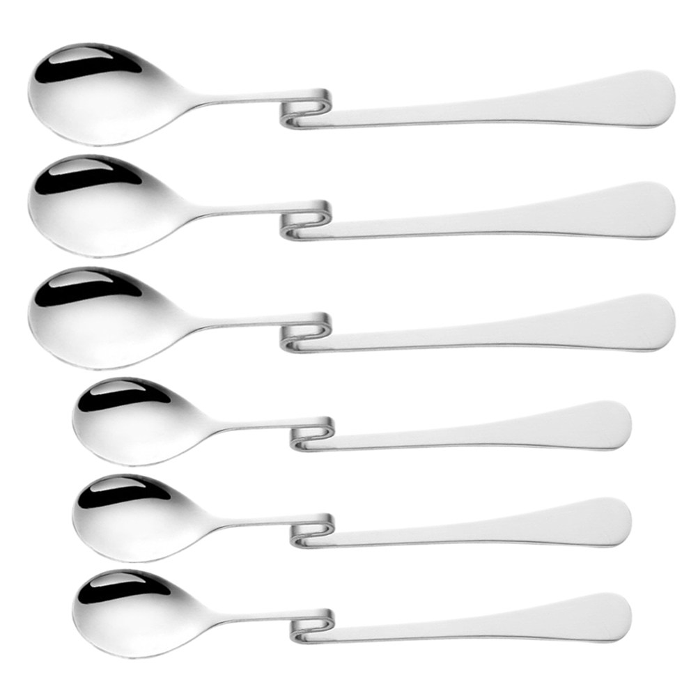 6 قطع من ملاعق الحلويات المصنو - مراجعة Bar Spoon Twisted وسعره