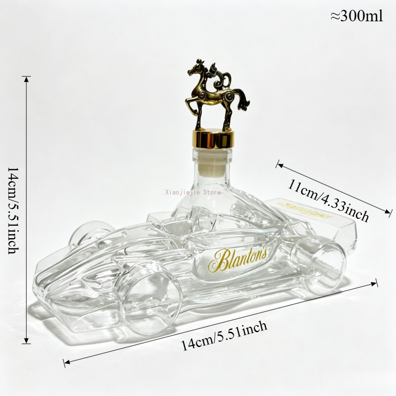قارورة مشروبات زجاجية على شكل  - مراجعة Home Bargains وسعره