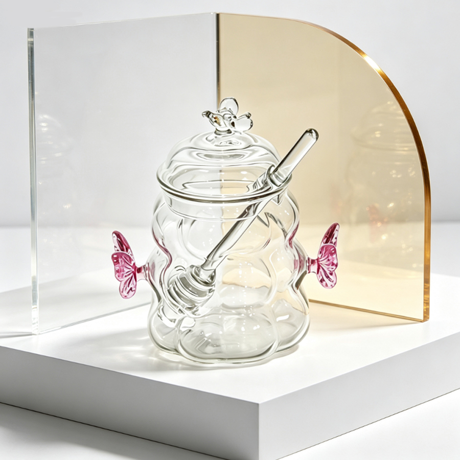 وعاء عسل مصنوع من زجاج البوروس - مراجعة Highball Glass Set وسعره