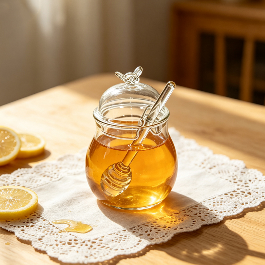 وعاء عسل مصنوع من زجاج البوروس - مراجعة Highball Glass Set وسعره
